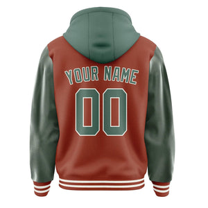 Custom Coral Red Blue Green Jacket
