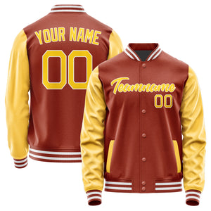 Custom Coral Red Gold Jacket JA1616301618B21830