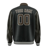 Custom Black Brown Jacket