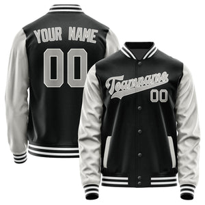 Custom Black Gray Jacket JA1717041718B31804