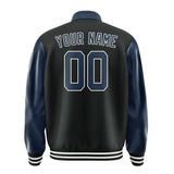 Custom Black Blue Jacket