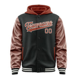 Custom Black Coral Red Jacket