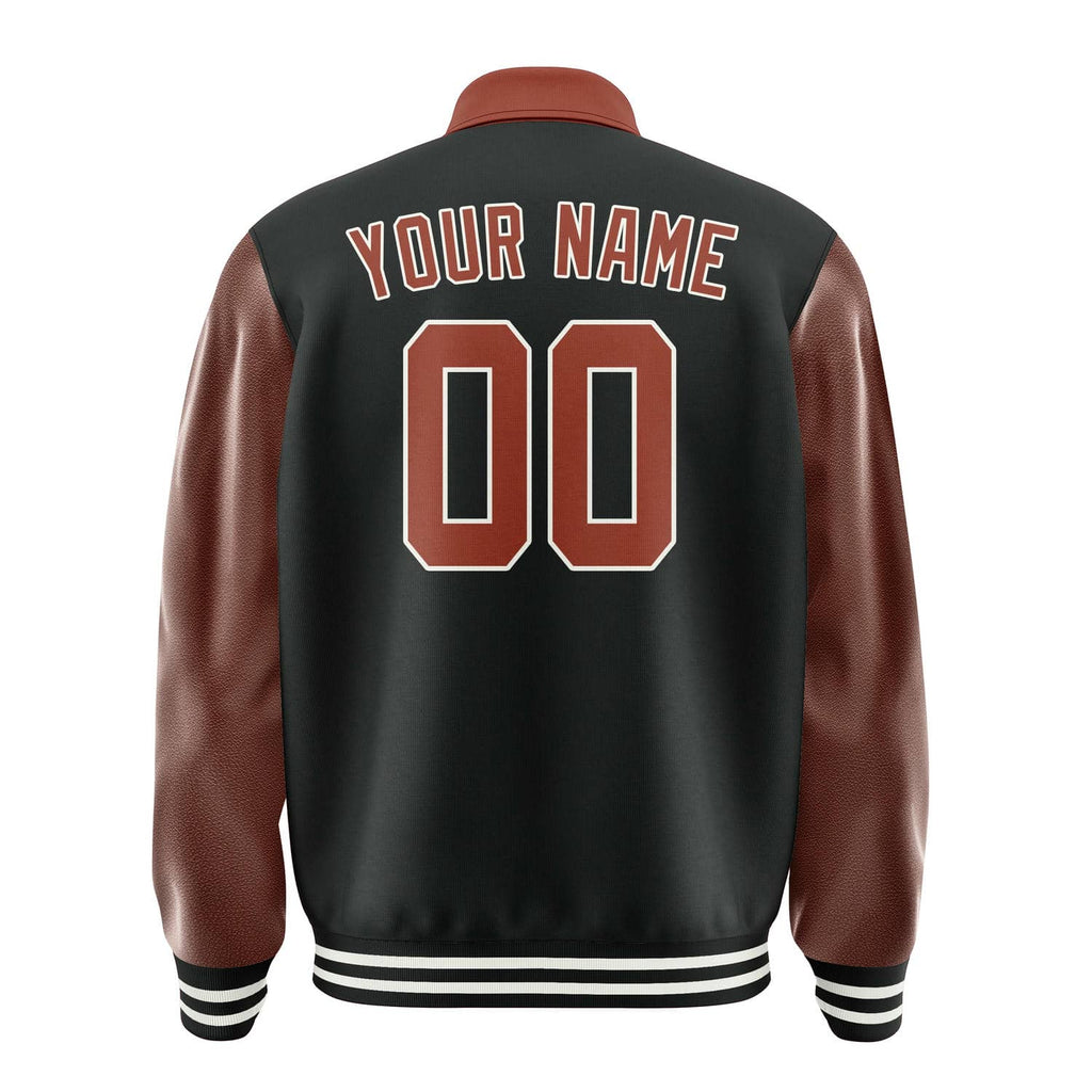Custom Black Coral Red Jacket