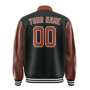 Custom Black Coral Red Jacket
