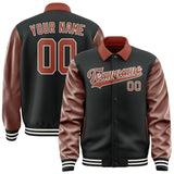 Custom Black Coral Red Jacket