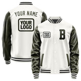 Custom White Olive Jacket