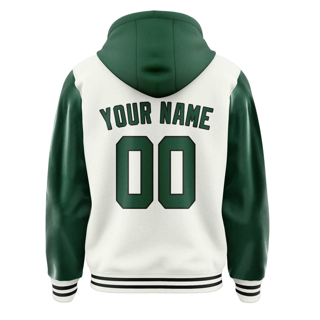 Custom White Green Jacket