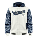 Custom White Blue Jacket