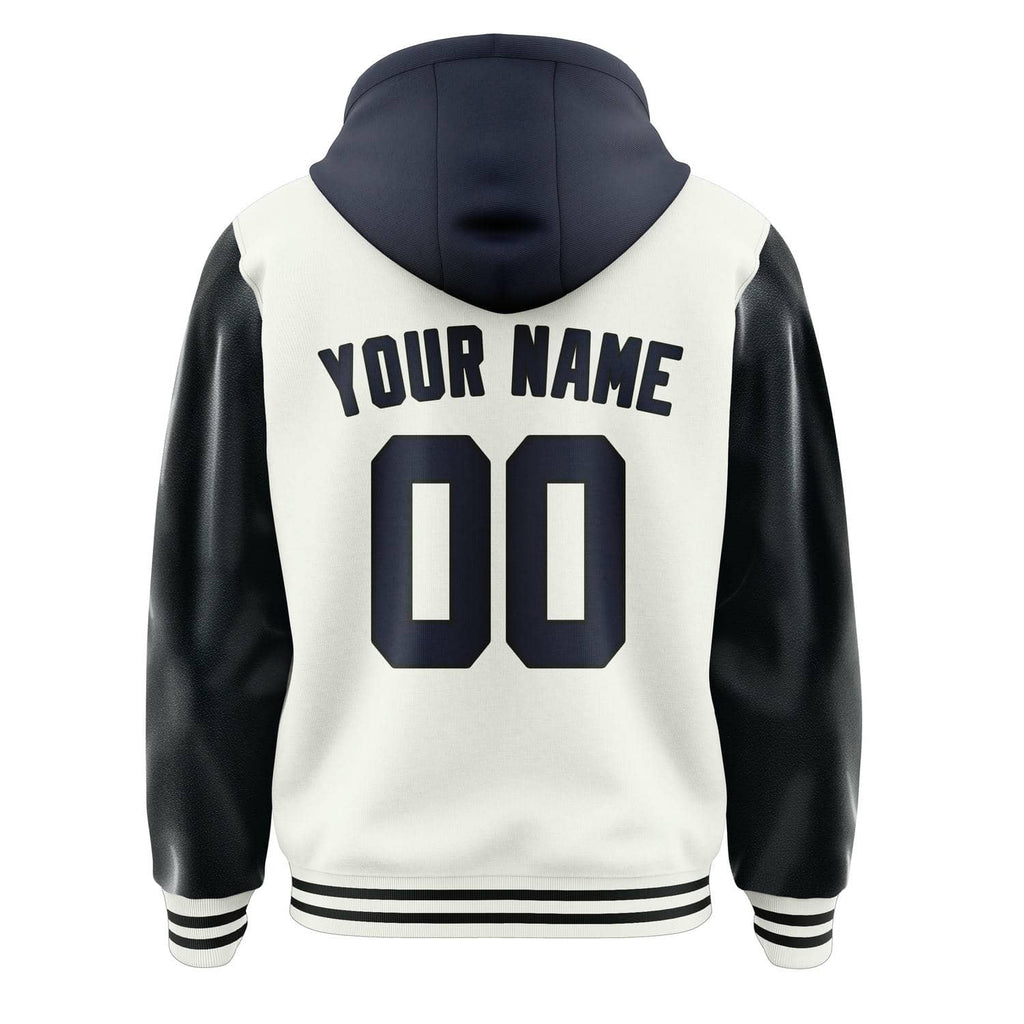 Custom White Navy Jacket