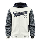 Custom White Navy Jacket