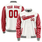Custom White Red Jacket