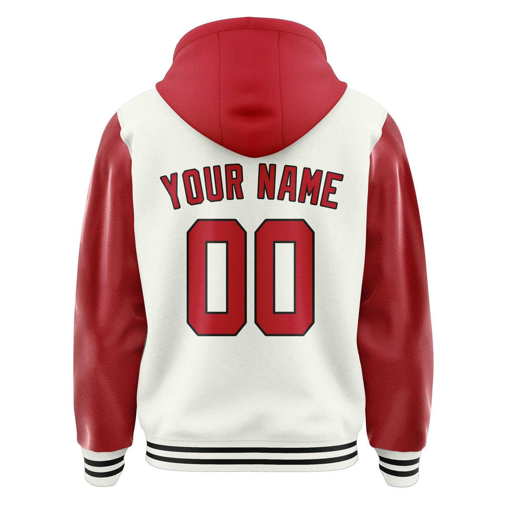 Custom White Red Jacket
