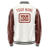 Custom White Coral Red Jacket JA181816181717161617