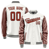 Custom White Coral Red Jacket