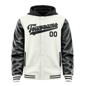 Custom White Black Jacket