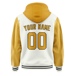 Custom White Yellow Jacket