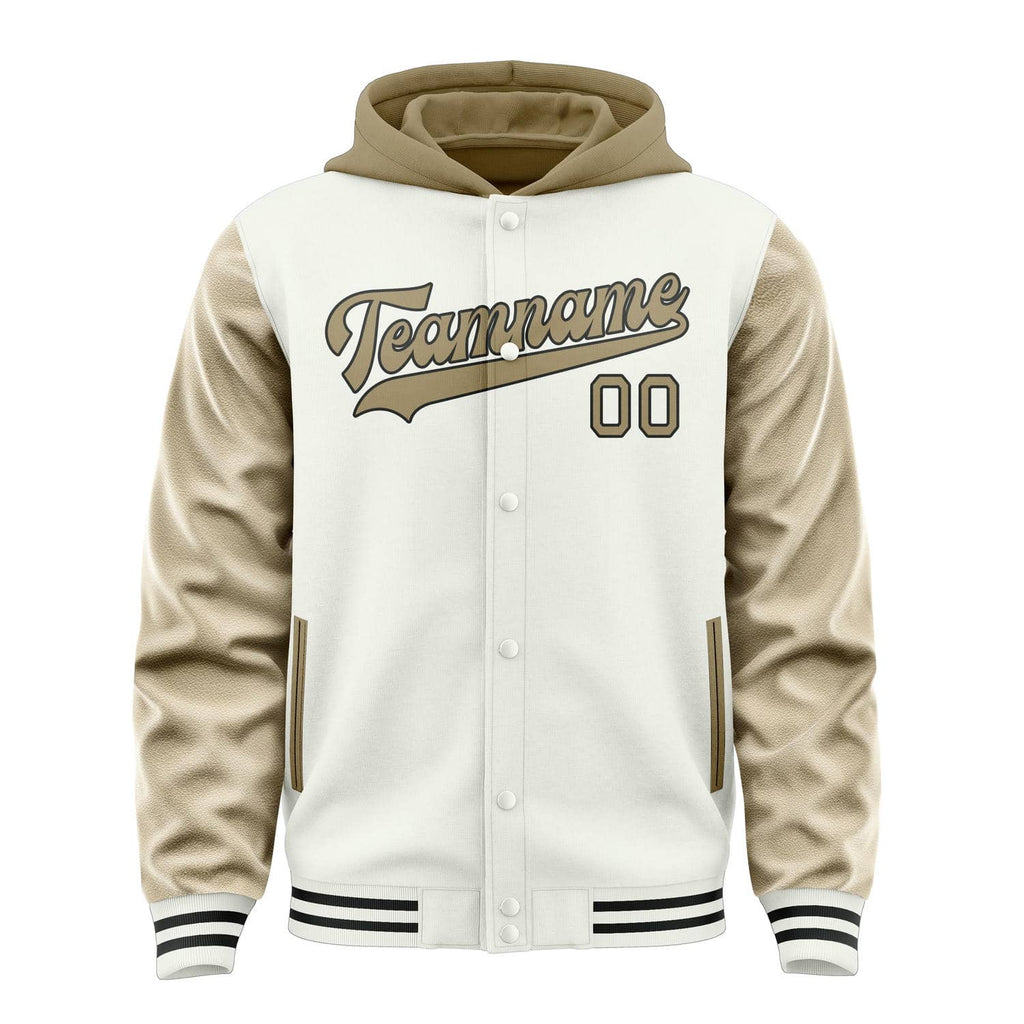 Custom White Light Khaki Jacket