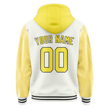 Custom White Light Yellow Jacket