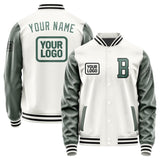 Custom White Blue Green Jacket