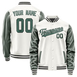 Custom White Blue Green Jacket