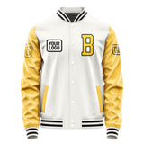 Custom White Gold Jacket JA181830181717303017
