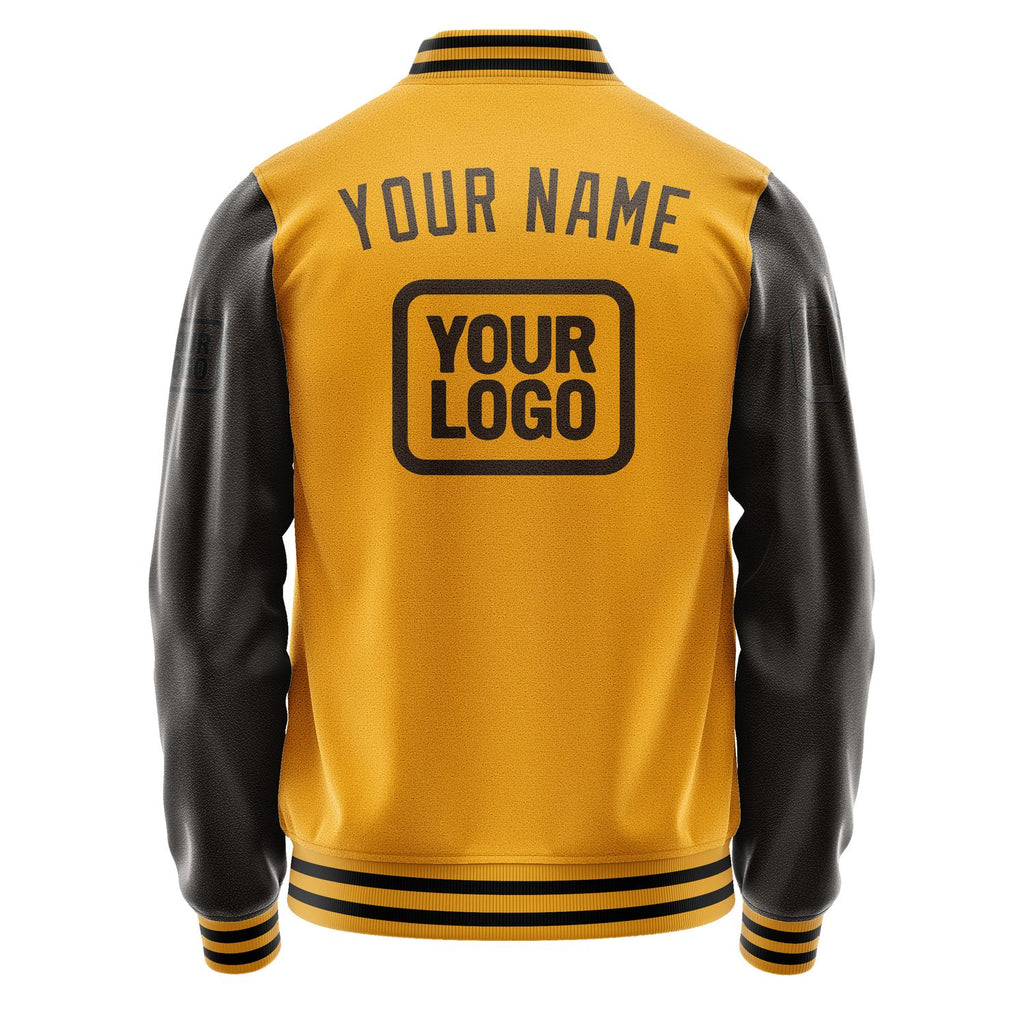 Custom Yellow Brown Jacket JA191901191717010117