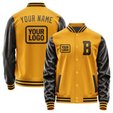 Custom Yellow Brown Jacket
