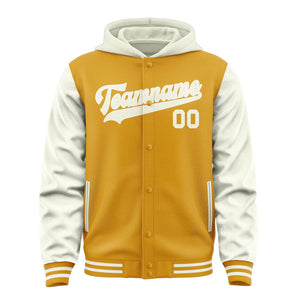 Custom Yellow Cream Jacket