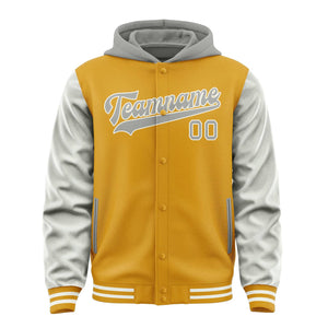 Custom Yellow Gray Jacket