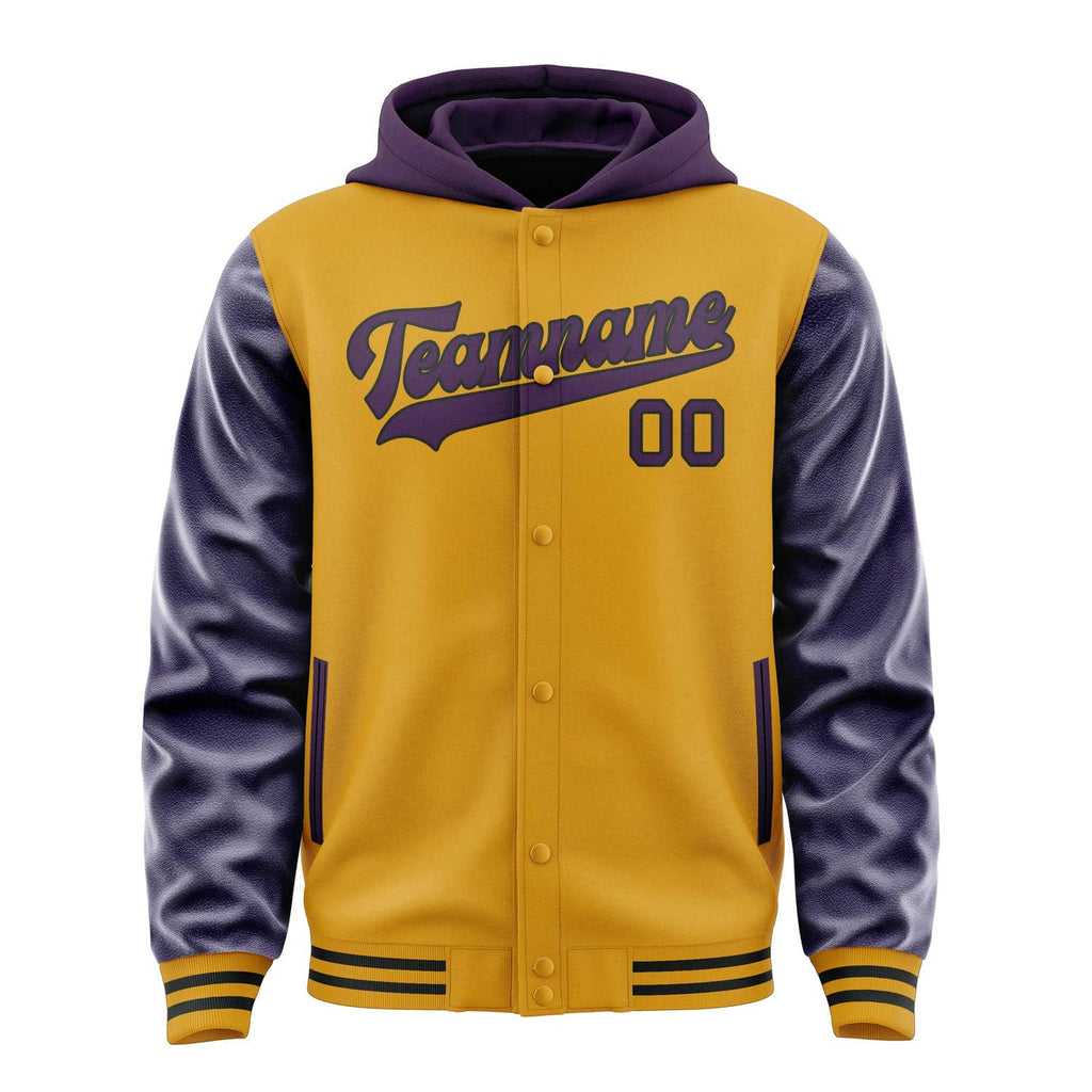 Custom Yellow Purple Jacket
