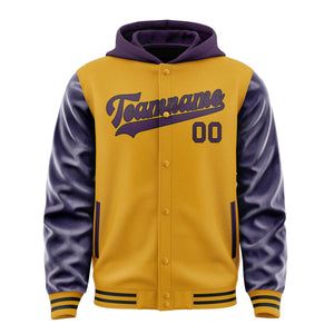 Custom Yellow Purple Jacket