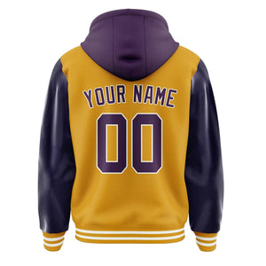 Custom Yellow Purple Jacket