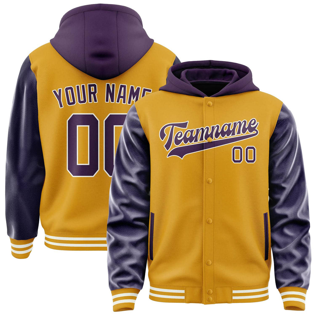 Custom Yellow Purple Jacket