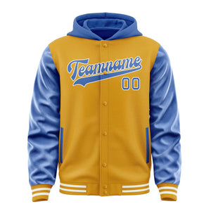 Custom Yellow Sky Blue Jacket