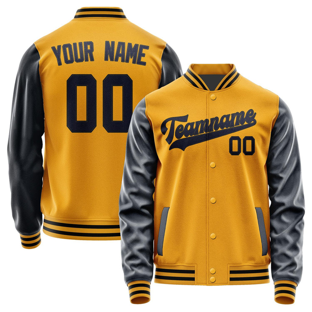 Custom Yellow Navy Jacket JA1919111917B31711