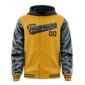 Custom Yellow Navy Jacket