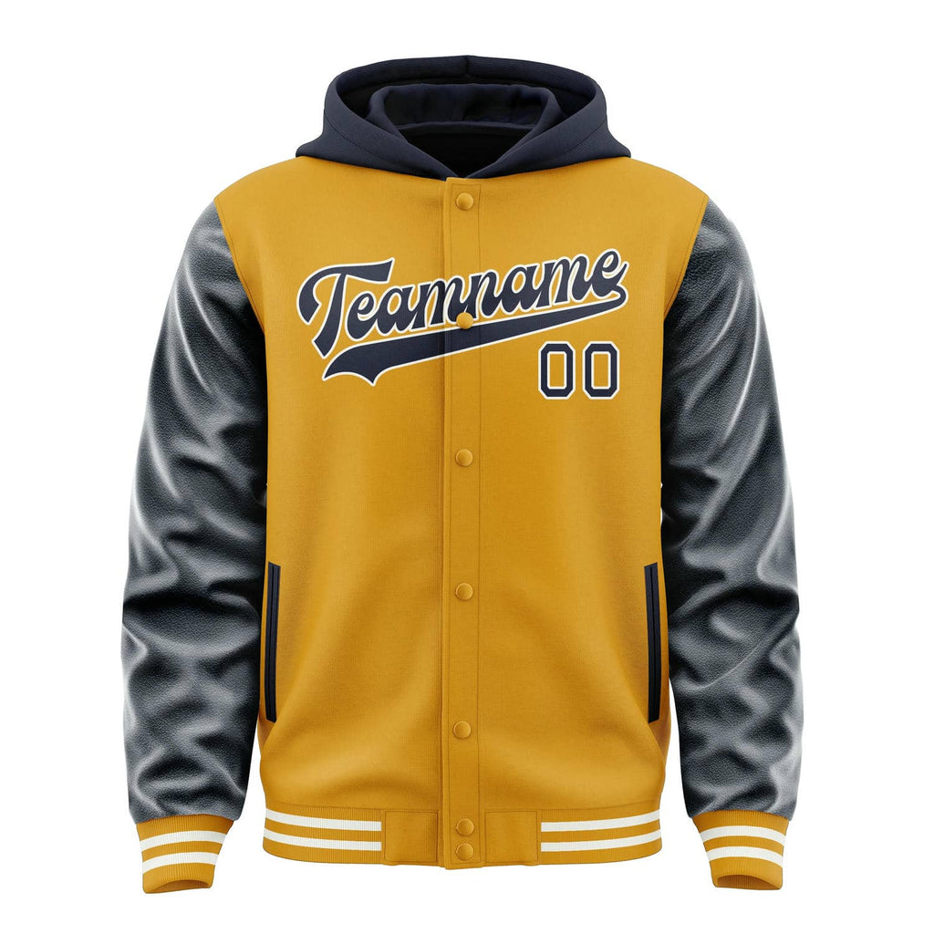 Custom Yellow Navy Jacket