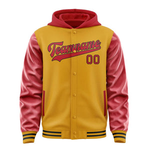 Custom Yellow Red Jacket
