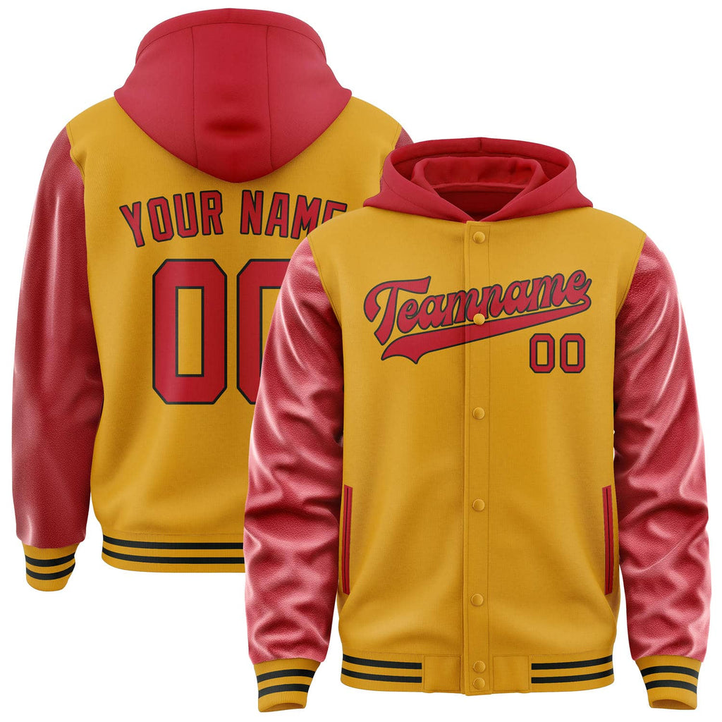Custom Yellow Red Jacket