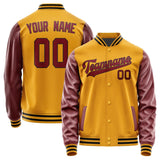 Custom Yellow Crimson Red Jacket