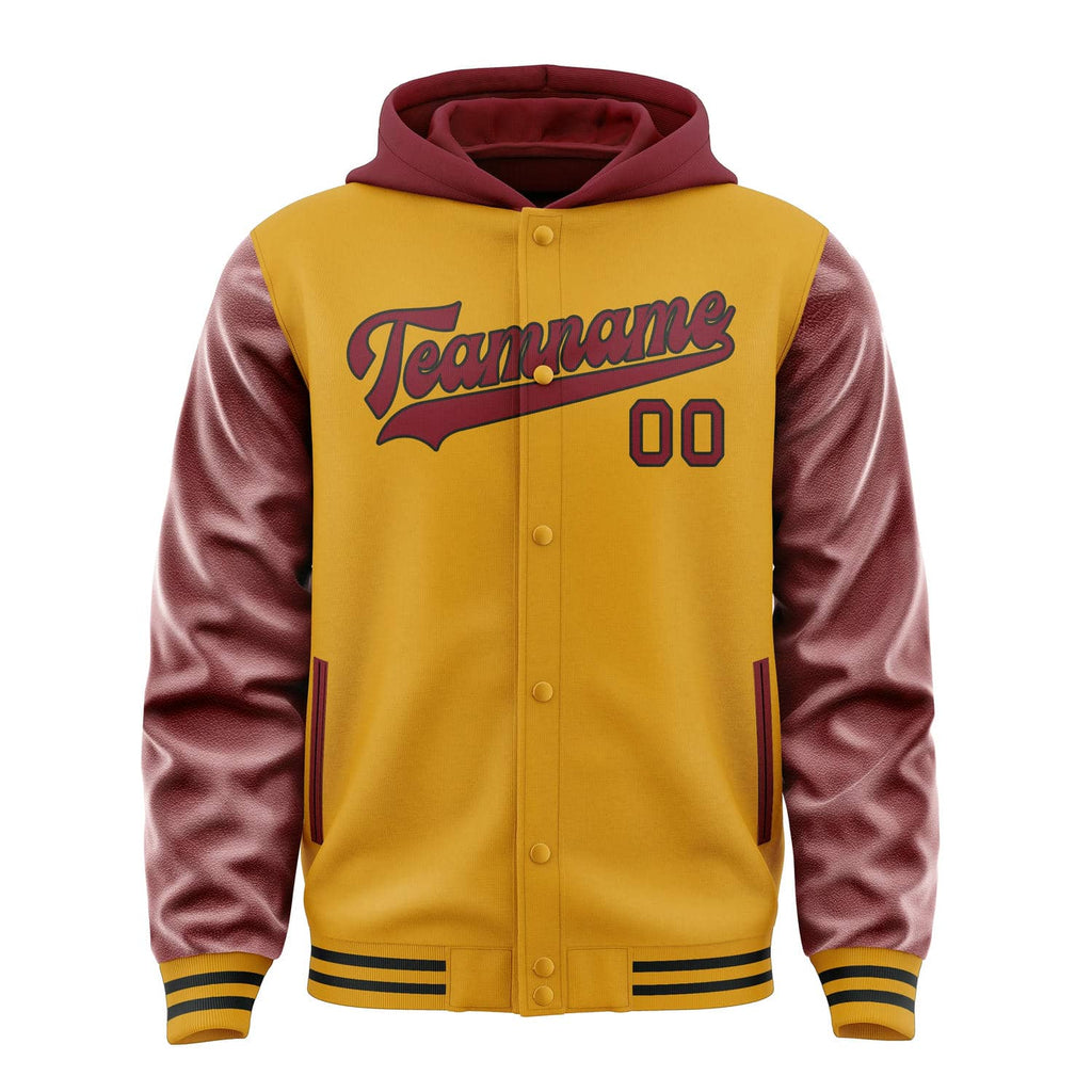 Custom Yellow Crimson Red Jacket