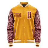Custom Yellow Crimson Red Jacket JA191915191818151518
