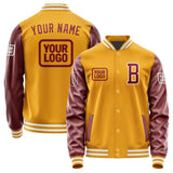 Custom Yellow Crimson Red Jacket