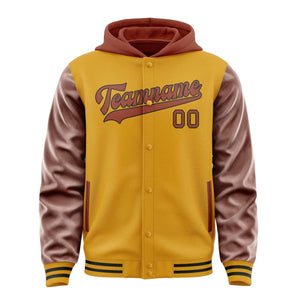 Custom Yellow Coral Red Jacket