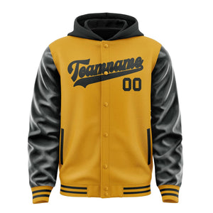Custom Yellow Black Jacket