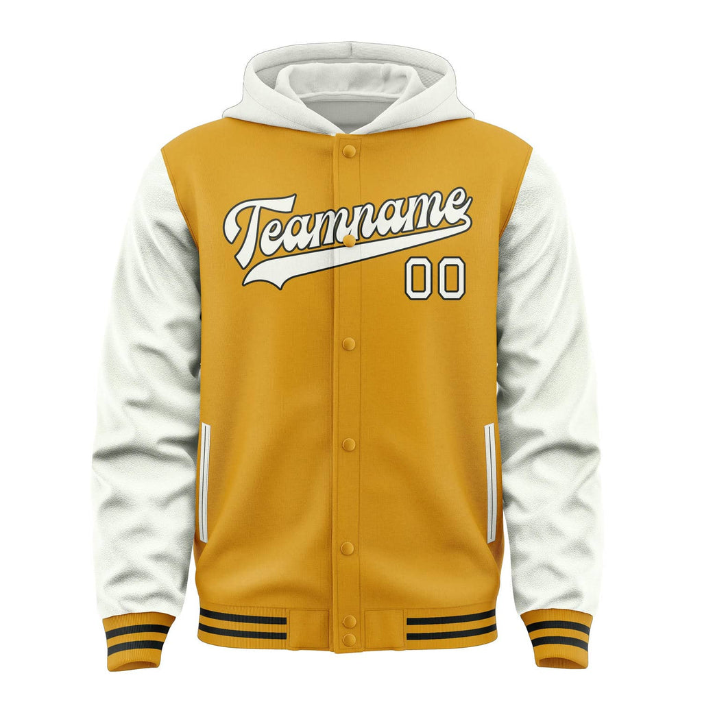 Custom Yellow White Jacket