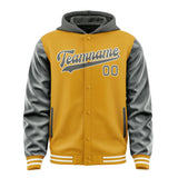 Custom Yellow Dark Grey Jacket