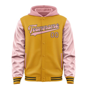 Custom Yellow Light Pink Jacket