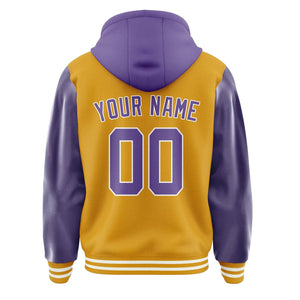 Custom Yellow Light Purple Jacket
