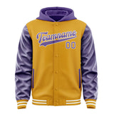 Custom Yellow Light Purple Jacket